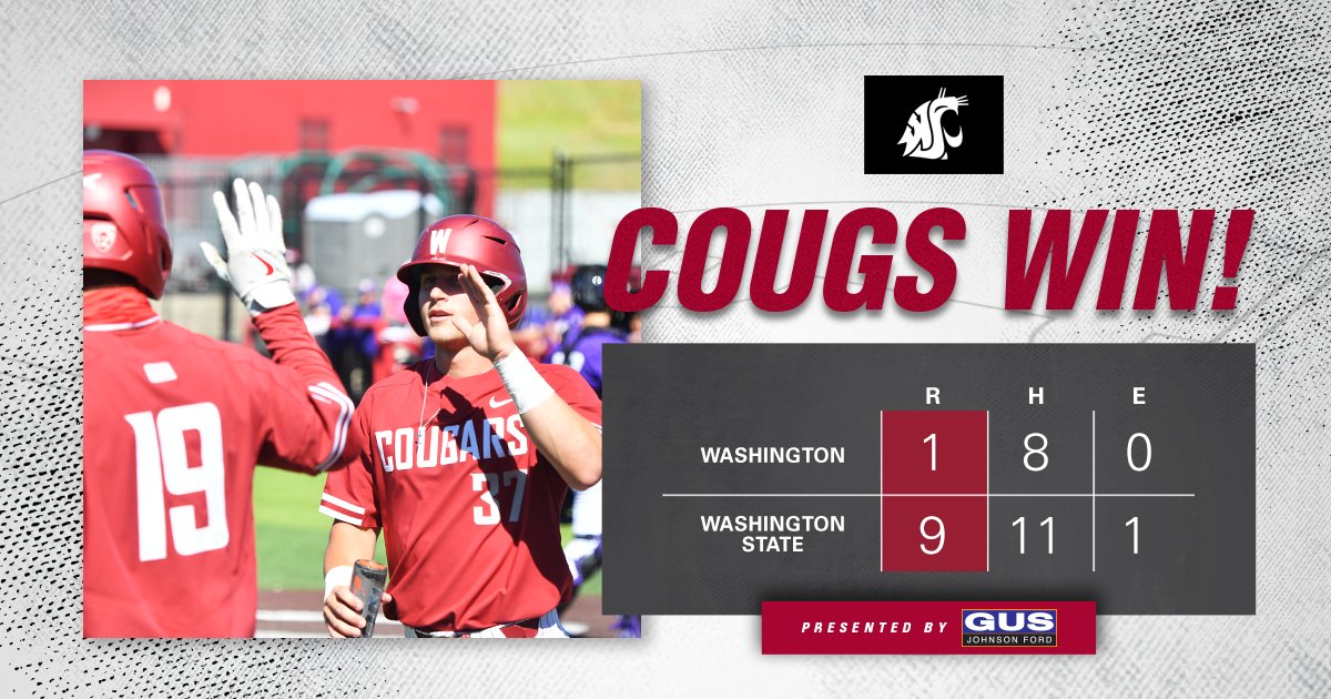 BALL GAME! COUGS WIN! Cougs clinch the #BoeingAppleCupSeries! #GoCougs