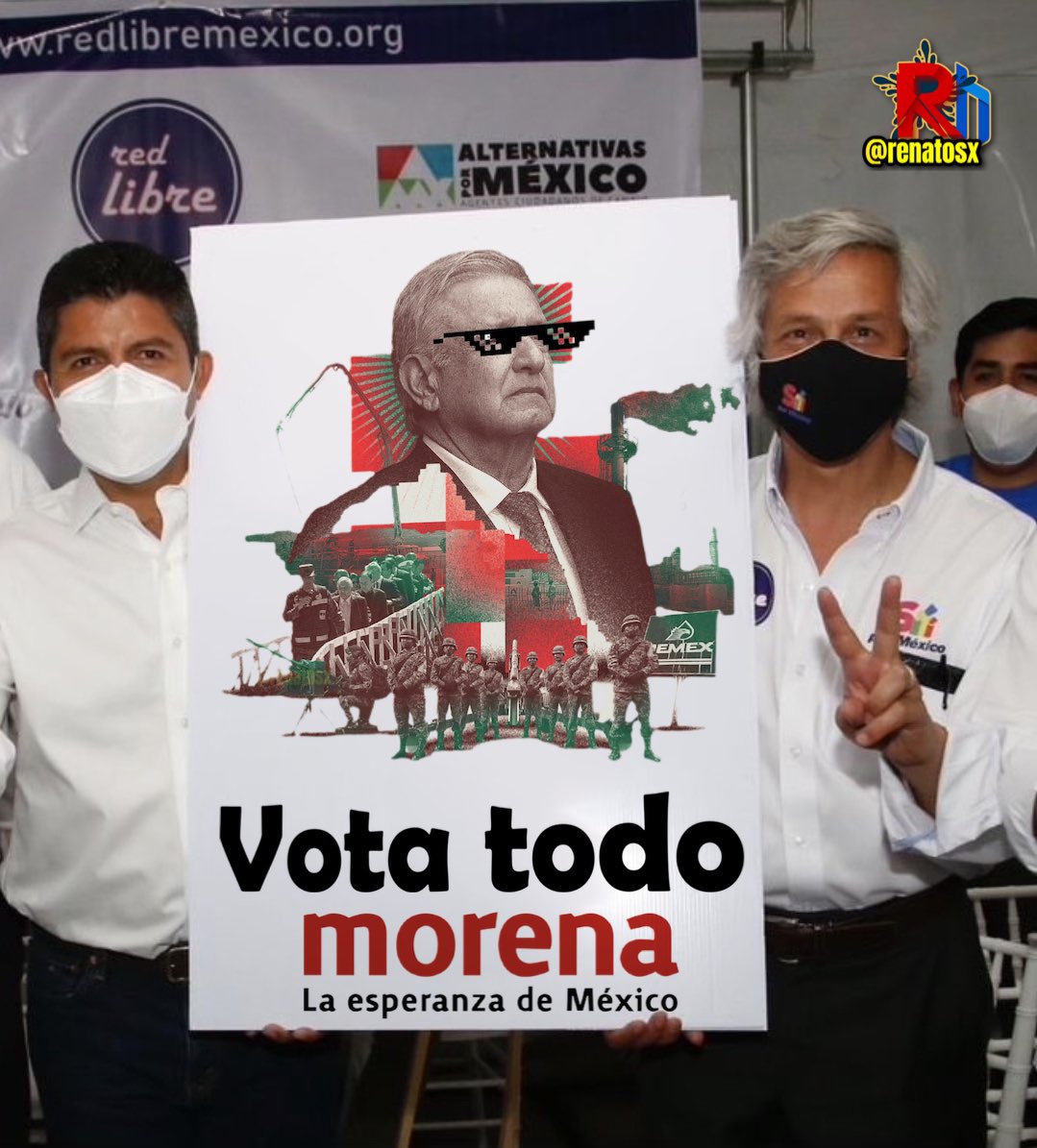 1027Sodomy's tweet photo. #VotoMasivoPorMorena
#EsUnHonorLucharConObrador
#EsUnHonorEstarConOBRADOR
Y #shicotencatl #sholoscuintle
#corrupto los sabe.
#OposicionMoralmenteDerrotada https://t.co/Fd0vSm8MA0