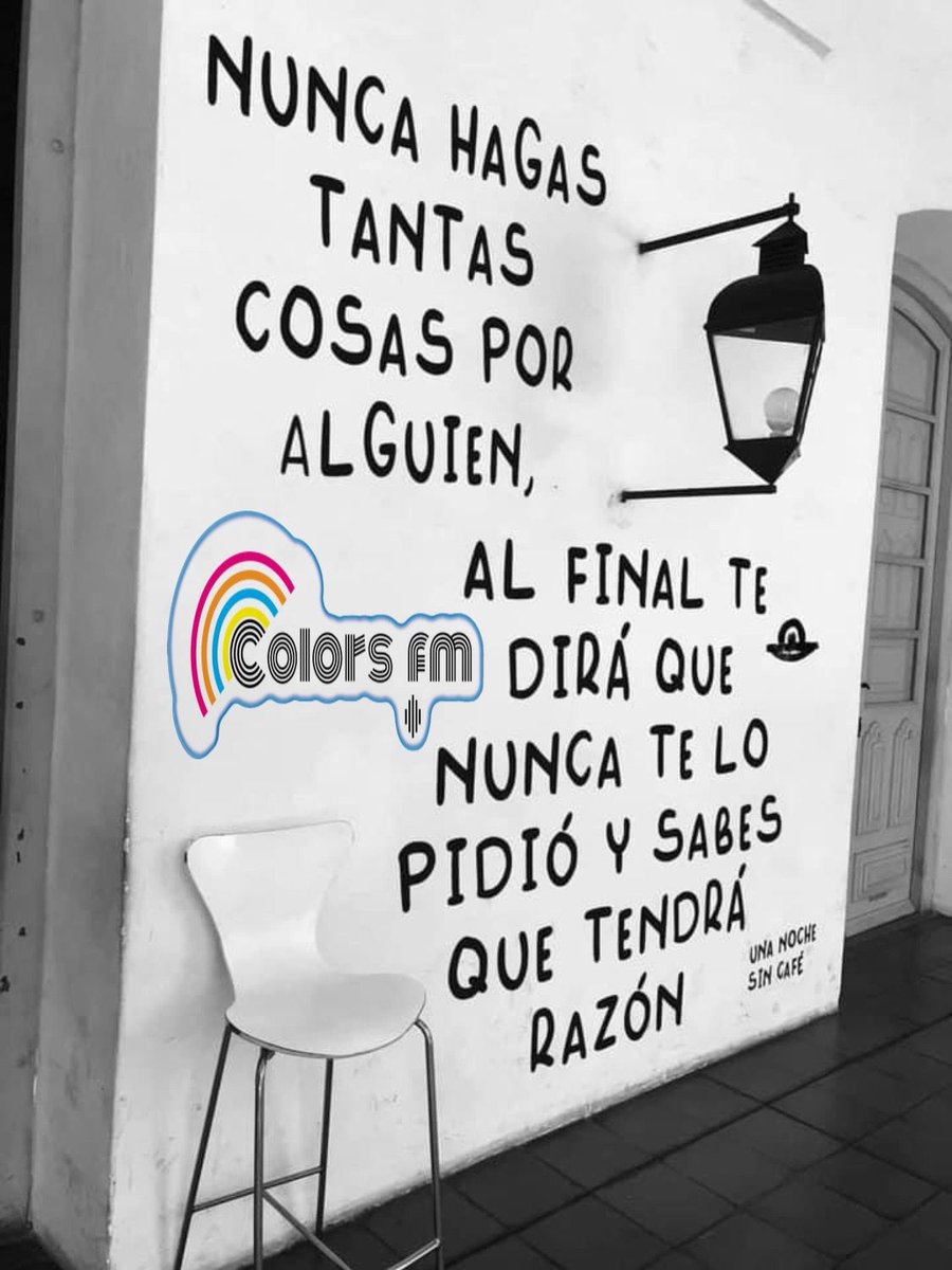 OficialColorsFM's tweet photo. 🌈#ColorsFm
¿Qué Opinas?
ESCÚCHANOS EN RADIO ONLINE AQUÍ 📻📲
▶️ https://t.co/0cr5E3NM2E https://t.co/oKCY8waNQF