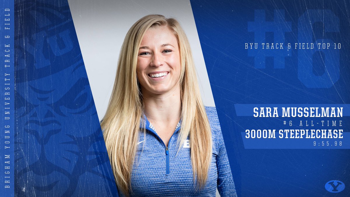 BYUTFXC's tweet photo. .@Musselman16’s career-best time of 9:55.98 moves her up to No. 6 on the BYU Top 10 list!! https://t.co/st5HW3q7EV