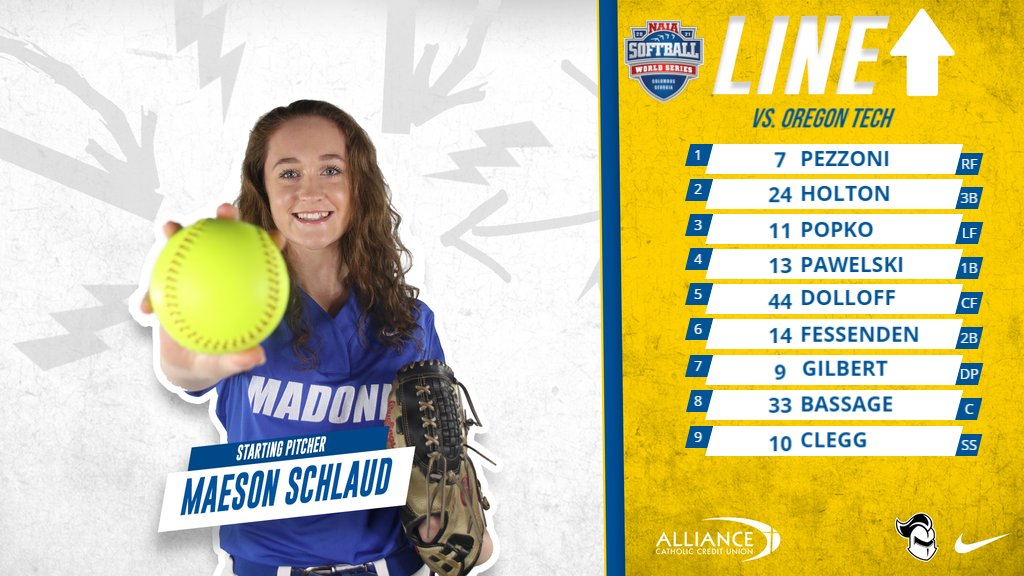 If it's not broke, don't fix it...Crusaders roll out the same lineup that scored 10 runs on 15 hits on Thursday night...

Approx. start time: 8:10 PM at mucrusaders.com/coverage

#CrusaderNation