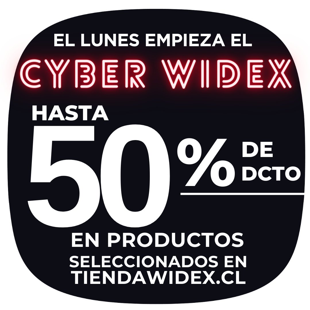 Atentos! Este lunes empieza el Cyber en nuestra tiendawidex.cl. Tendremos hasta un 50% de Descuento en Productos seleccionados y la mayoría  tendrá un increíble descuento! 

#Cyber #Widex #Audífonos
