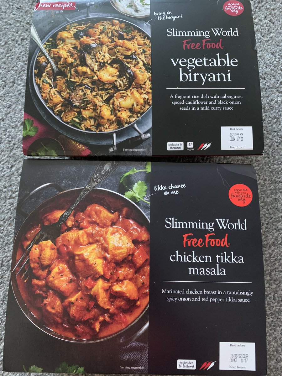 SuseSWLeedstown's tweet photo. Didn’t fancy cooking and wanted a #curry  so went to @IcelandFoods  in #penzance and picked up a #fakeaway courtesy of @SlimmingWorld absolutely lush. If you want to find out more about #foodoptimising message me on 07813 523072 xx 😘 https://t.co/JLvYQuvnun