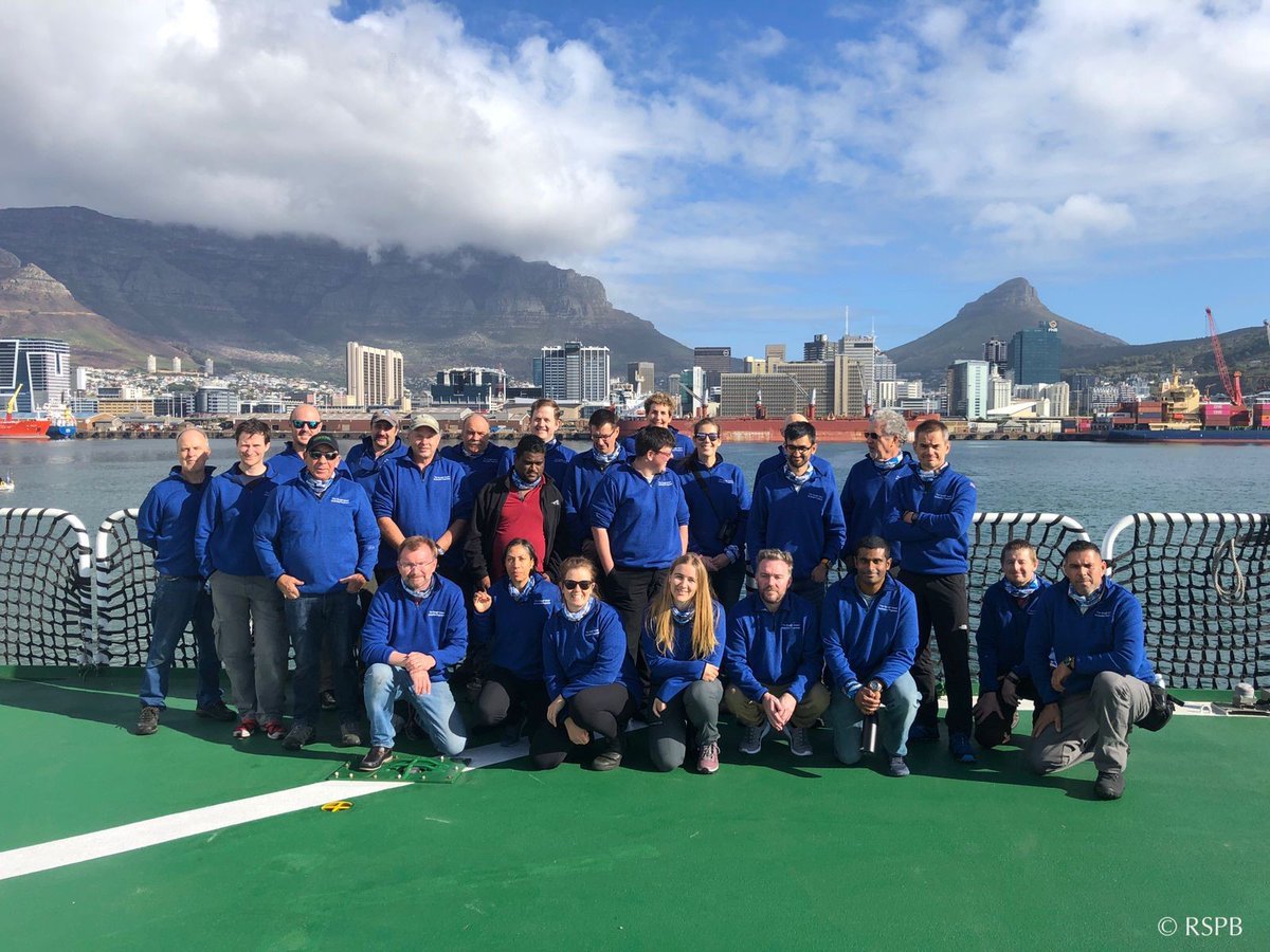 GoughIsland's tweet image. Bon voyage &amp;amp; Bonne chance to our Gough-bound baiting team! As they follow the setting sun across the ocean, we want to say a huge THANK YOU to our partners, funders, supporters, advisers, contractors &amp;amp; suppliers for helping us get to this momentous point!  #conservationoptimism