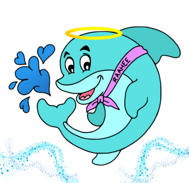 AmyaSinghal's tweet photo. Presenting DOLPHEE
For RAAHEE MASCOT CHALLENGE
Friendly nature of Dolphin displays the welcoming and comfortable environment provided by Raahee
Peaceful nature and happiness of Dolphin displays the outcome of using Raahee
@HackOnHackathon @Raahee_
#hackon2 #raahee #Raahee https://t.co/M0M6d3B4Jk