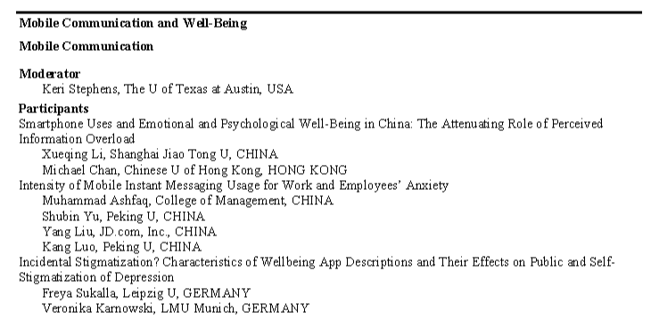 ICA_Mobile's tweet image. Well, well, well-being! Well-being apps📱🌿💧 are hot and the presentations in #Session9 #ica21 focus on this part of #mobilecomm ica2021.cadmore.media/Category/d9fe8… w/ Freya Sukalla and @vkarnowski