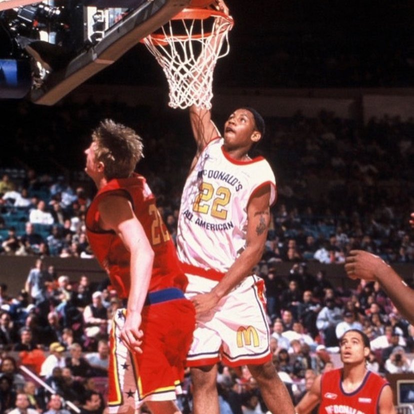 Complex's tweet photo. Happy 37th Birthday, Melo 🐐🔥🏀 https://t.co/E9wJeqO9o0