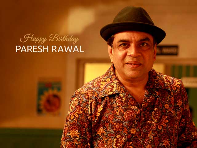 Happy 66th Birthday to Indian Actor,
Mr Paresh Rawal Ji.       
