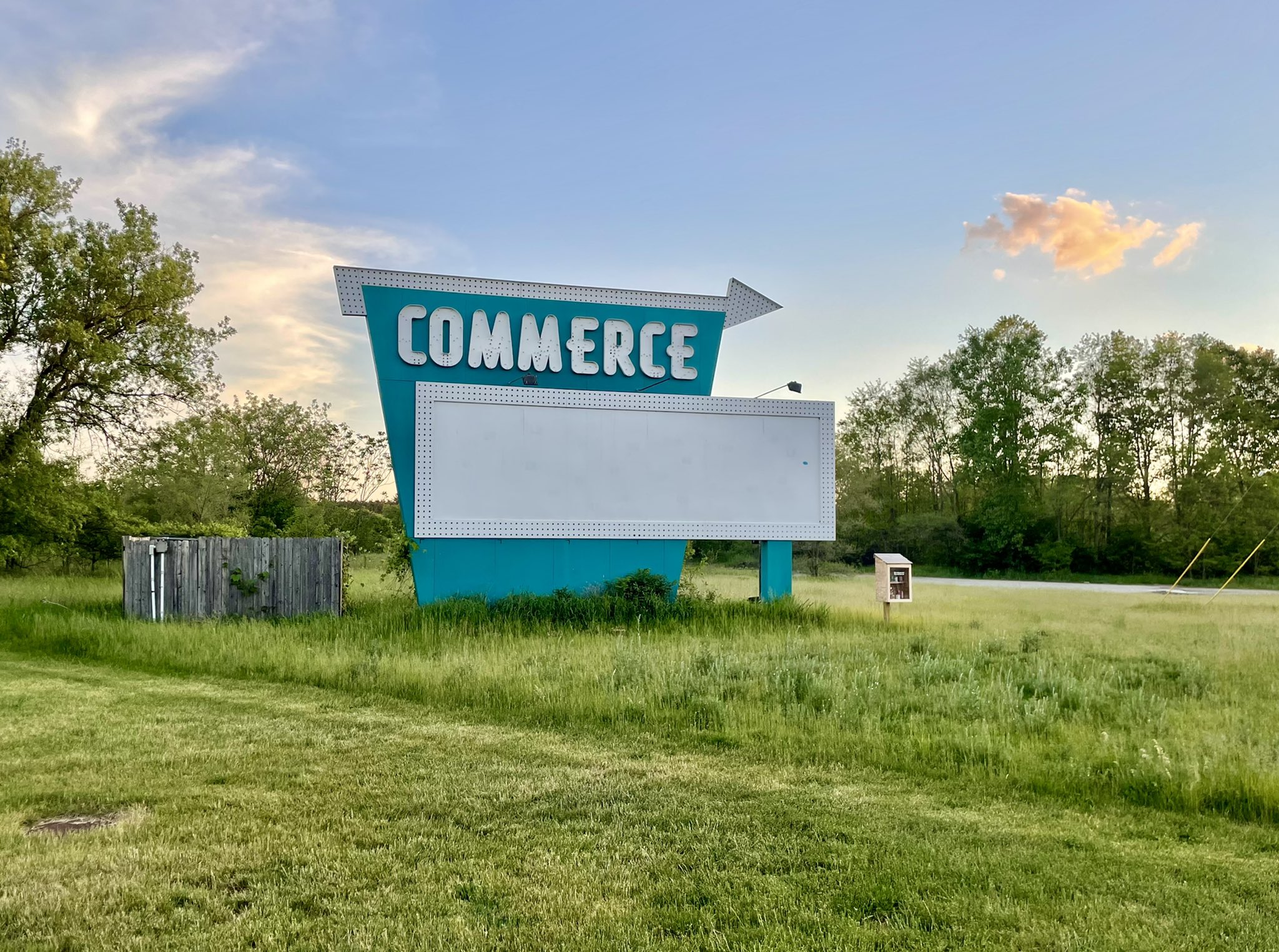 Midwest Modern on Twitter DriveIn Theater Commerce Township