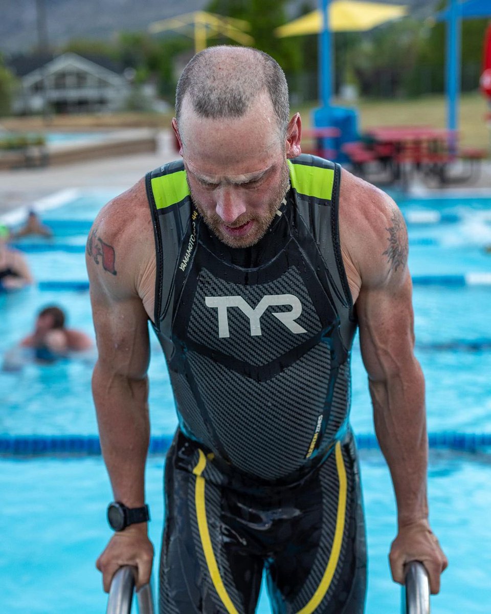 TYRSport's tweet photo. 9️⃣0️⃣ days down. 🔟 to go. 

Let’s cheer on @IronCowboyJames and bring him home for the last 10 days! 100 full distance triathlons 🏊‍♂️🚴🏃 in 100 consecutive days is no joke! #TeamTYR #Conquer100 https://t.co/TxoBGEM96S