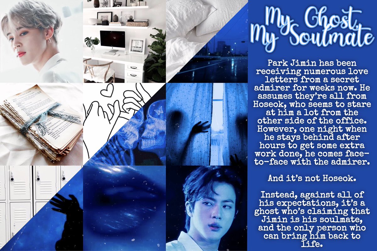 💙 My Ghost, My Soulmate || Jinmin 💙

✨ explicit 🔞
✨ 32.8k
✨ past character death
✨ Jin is a ghost
✨ strangers to lovers
✨ angst with a happy ending

#JinminAU written for week 4 of #unwritten2021 <a href="/unwrittenfest/">Unwritten 2021 || SIGN UP CLOSED</a> 

archiveofourown.org/works/31607585