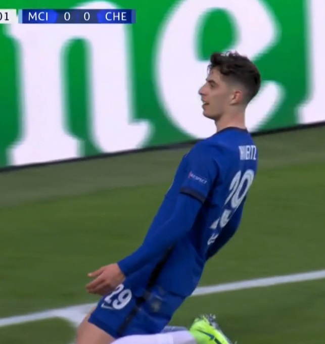 Goal Kai Havertz Scores His First Ever Champions League Goal Ucl Uclfinal