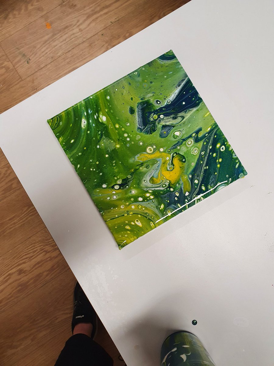 Fun and relaxing Saturday evening, making art! <a href="/UmbrellaArtsNW/">Umbrella Arts</a>