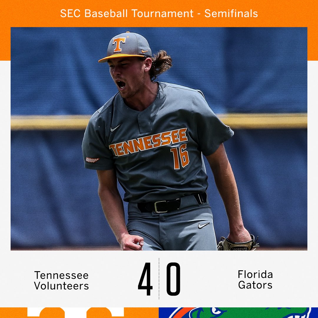 SECNetwork's tweet photo. The Vols will play for an SEC Championship! @Vol_Baseball https://t.co/FIqvJcD1zc