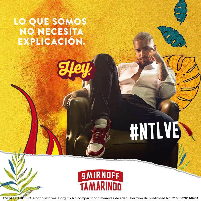 #ad ¡Familia! Vivan y sean felices, sin dar explicaciones! Hemos lanzado una campaña junto a @SmirnoffMx donde celebramos nuestras diferencias! #NTLVE #Smirnoffgang