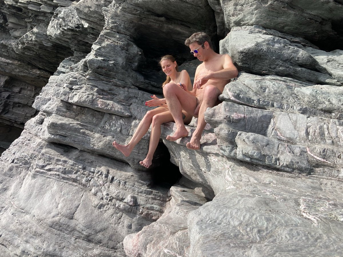 What a great day today, spent the afternoon on the beach with Sam <a href="/RandleFranklin/">Niffler2019</a> , sun was a bit hit and miss, but quite warm, looking forward to two more beach days , lucky to live near so many beaches in Devon and Cornwall #nudistbeach