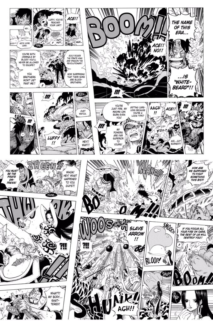 Bantu King Just A Reminder To Those New Panel Connoisseurs Marineford Is One Of The Best Arc Ever Written In Shonen Manga History With Panels Like These T Co 2gokwhbjia