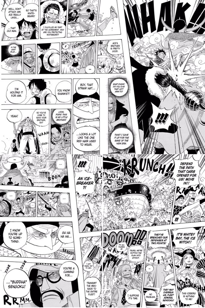 Bantu King Just A Reminder To Those New Panel Connoisseurs Marineford Is One Of The Best Arc Ever Written In Shonen Manga History With Panels Like These T Co 2gokwhbjia