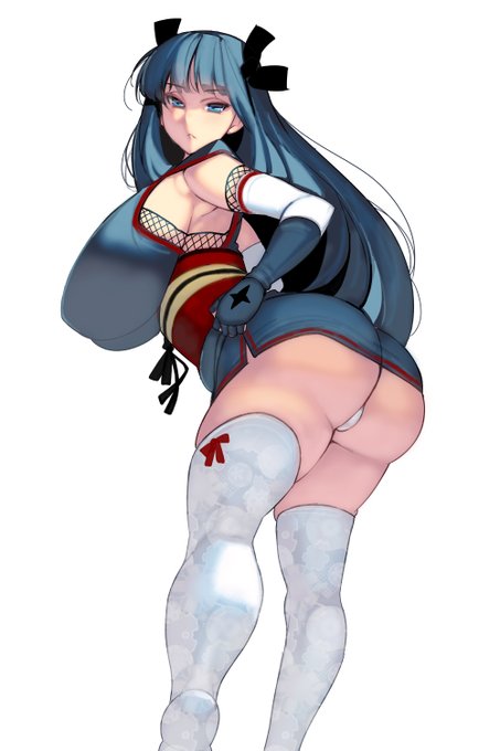 くノ一の尻と足 