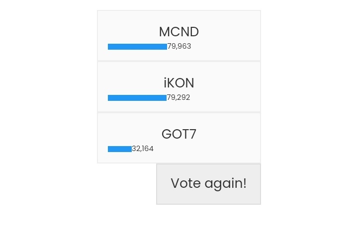 iKONIC162's tweet image. Por favor tmvote por iKON
@YG_iKONIC #iKON #아이콘
dabeme.com.br/votenow/