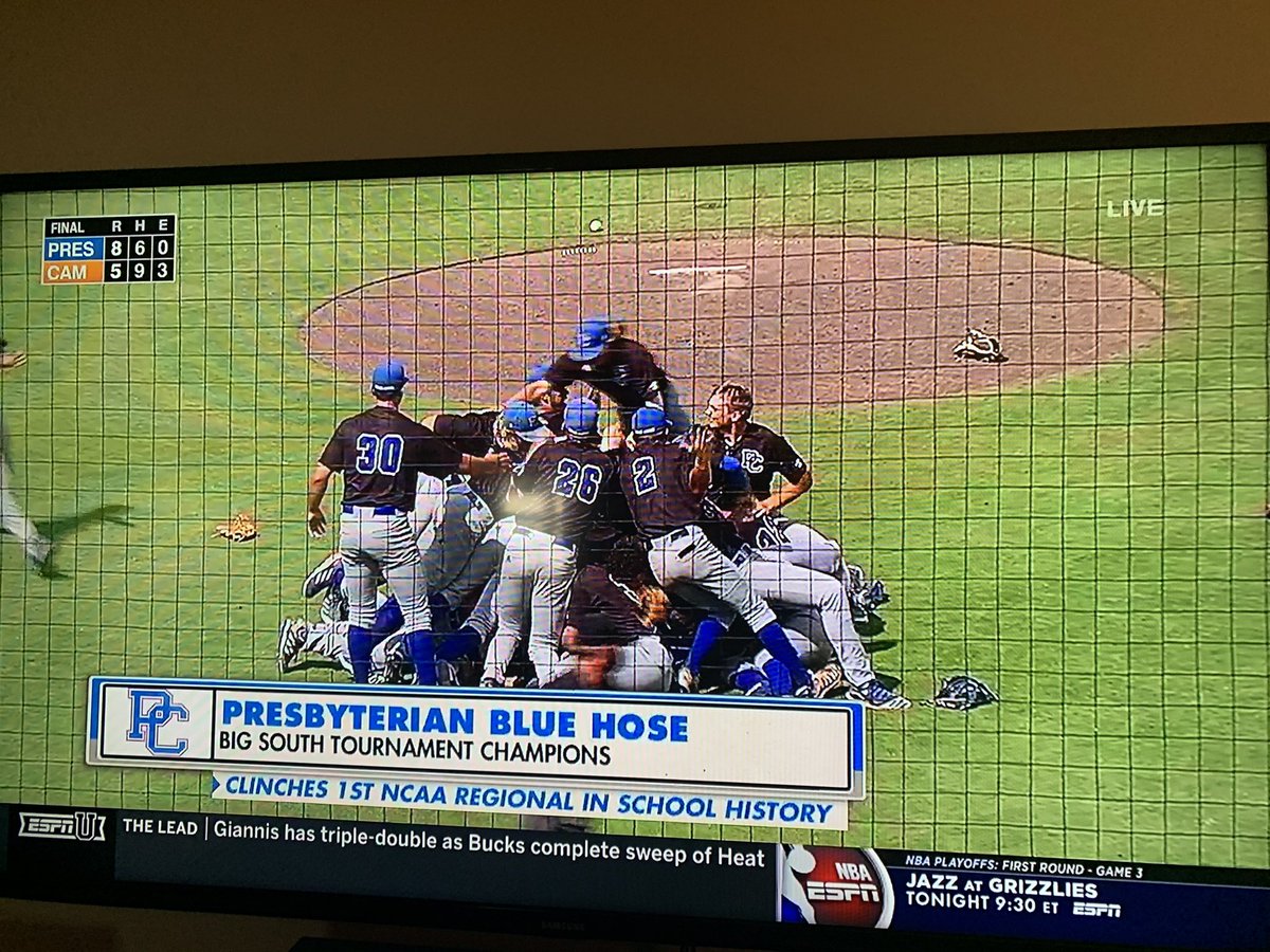 KaAshmore's tweet image. BIG SOUTH TOURNAMENT CHAMPS!!! What a game!!! #OnOnPC @PresbyterianBSB @presbycollege