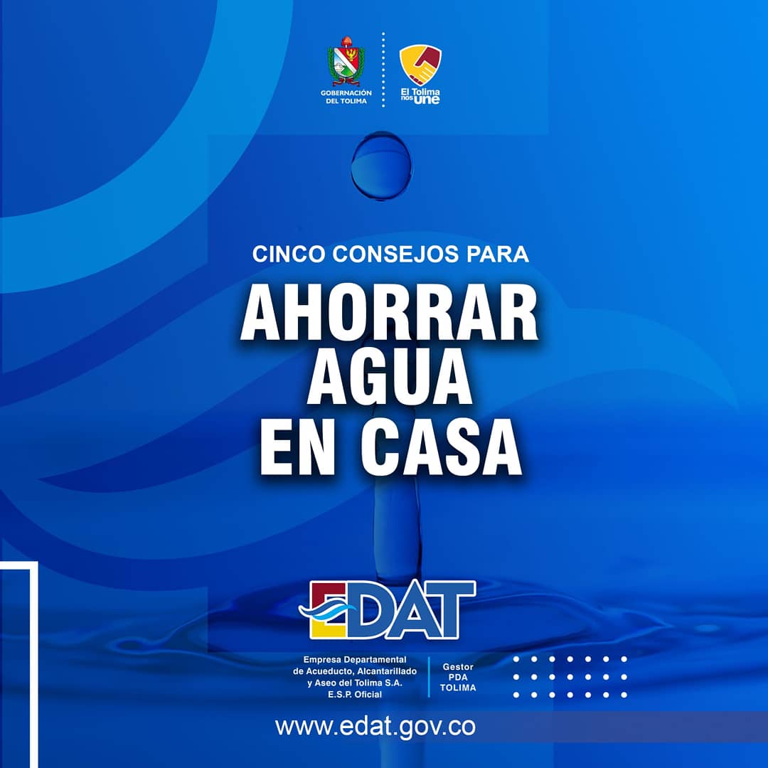 EDATTolima's tweet photo. Ahorrar agua en casa es muy sencillo. Solo sigue estas pequeñas recomendaciones y aprovecha al máximo el recurso en tu hogar. Proteger el agua es obligación de todos.

#ElAguaNosUne #ElTolimaNosUne #AguaParaTodos https://t.co/xDLsZ23J6f
