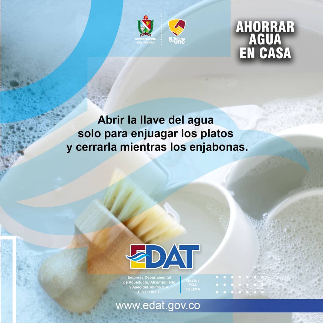 EDATTolima's tweet photo. Ahorrar agua en casa es muy sencillo. Solo sigue estas pequeñas recomendaciones y aprovecha al máximo el recurso en tu hogar. Proteger el agua es obligación de todos.

#ElAguaNosUne #ElTolimaNosUne #AguaParaTodos https://t.co/xDLsZ23J6f