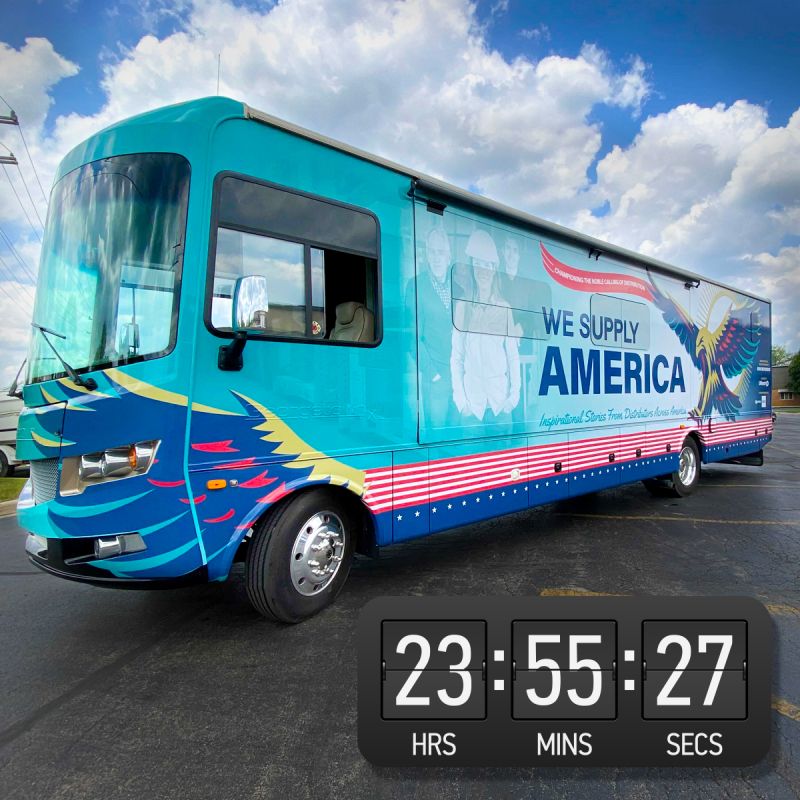 beveridge_sr's tweet photo. Hello all ...I am back on Twitter to share stories from the road all summer long on our We Supply America tour.   We leave in under 24 hours!  Follow along. #WeSupplyAmerica https://t.co/ADfdMHNePz