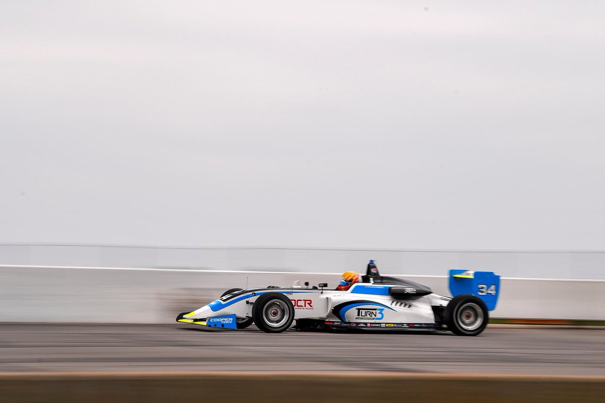 DChristieracing's tweet photo. Nailed it at my first oval this weekend.  Got caught out with the 2 lap qualifying, but passed my way into the top 10.  2nd of the rookies.  Massive thanks @turn3motorsport for the great car! https://t.co/Ayjse9naVO