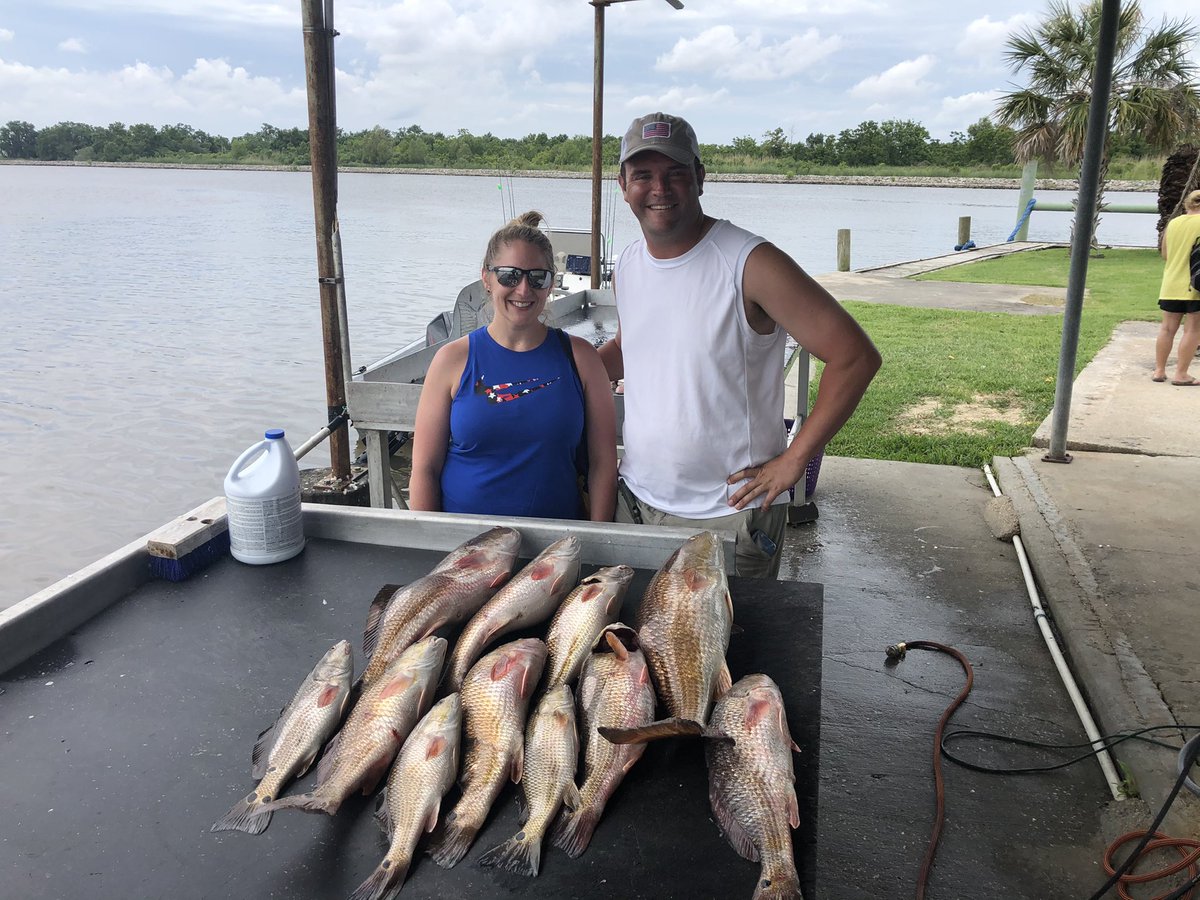 Nawlins_style's tweet photo. Local crew with their share of fish from the bayou. Thanks again y’all 

"COME FISH A NAWLINS GOOD TIME"
504-416-5896
Call &amp; Book Your Adventure Today with Capt Jason
#NewOrleansFishingCharter
#NewOrleansFishing
#Seaclearly https://t.co/uVzowVChpW