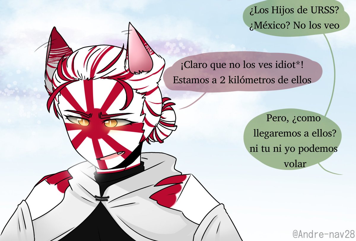 AndreNav281's tweet photo. 💀Sólo una historia más💀
Capítulo 8 parte 1/2

#CountryHumans #countryhumans #countryhumansitaliafascista #countryhumansimperiojapones #countryhumansjapanempire https://t.co/GjXxB9pM3r