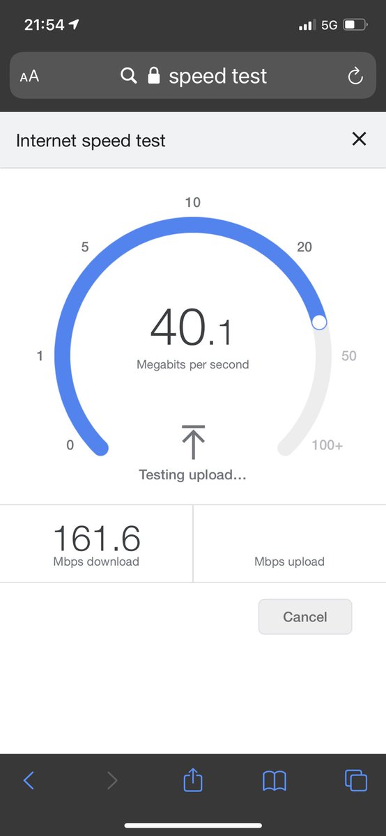 161Mb on 5G!