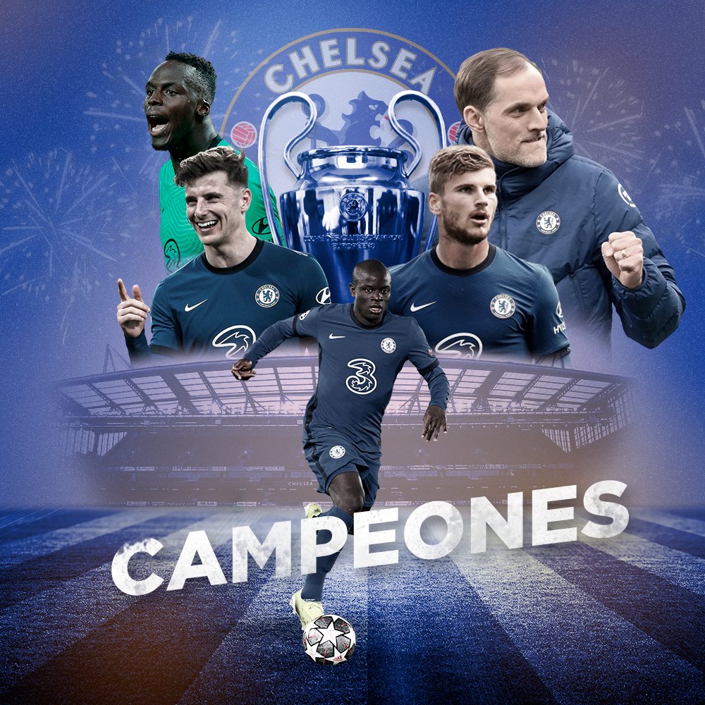 Invictos On Twitter Chelsea Es Campeon De La Uefa Champions League El Equipo De Tuchel Vencio Al City De Guardiola Llego La Segunda Del Club De Stamford Bridge Los Blues Volvieron Al