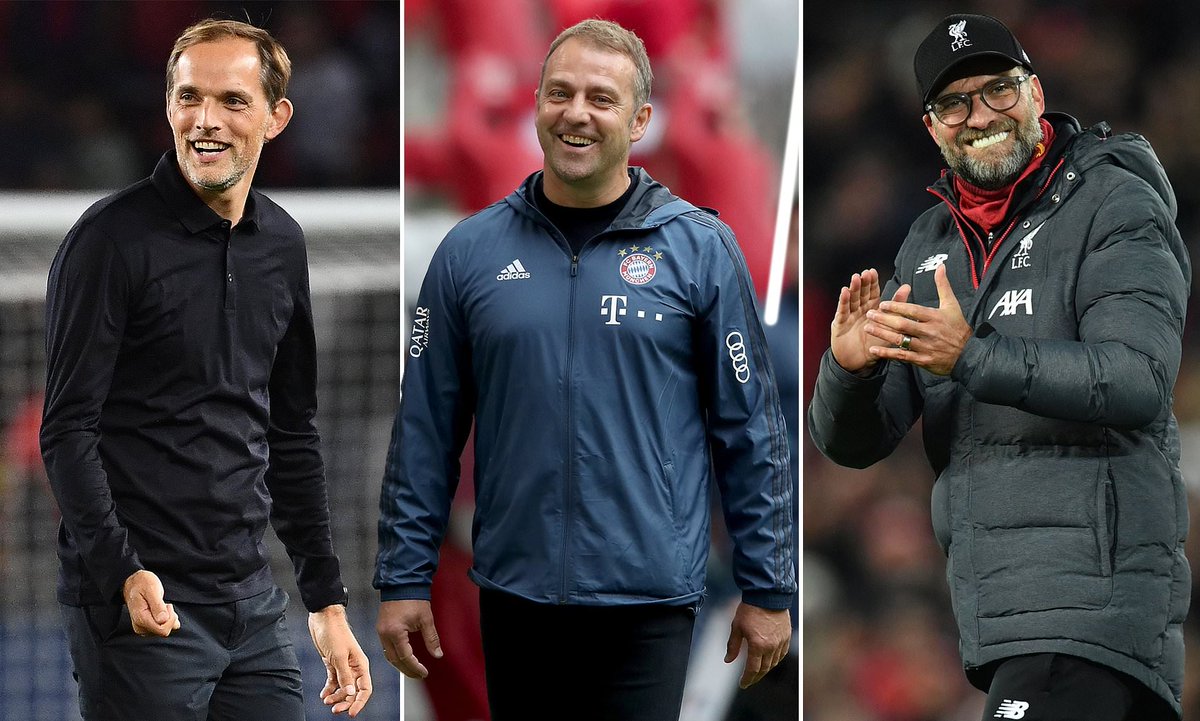 Footballtweet's tweet image. A German coach has won the Champions League for the last three seasons:

🏆🇩🇪 Jürgen Klopp, 2019
🏆🇩🇪 Hansi Flick, 2020
🏆🇩🇪 Thomas Tuchel, 2021 

#UCL #UCLfinal