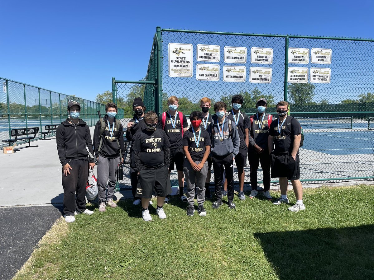 Congrats to the varsity boys for taking 2nd at the NLCC conference tourney. Great work boys! Special shout-out to Christian Abban and Dylan Clausen for taking 1st place in 1 and 2 singles!! <a href="/GNHSTennis/">GNHS Tennis</a> <a href="/GNHSAthletics/">GN Knights Athletics</a>