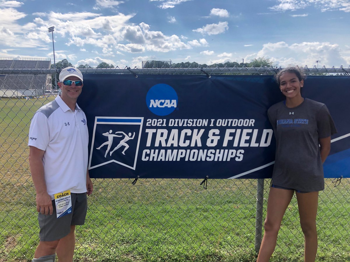JumpCoachMartin's tweet image. Here is your 2021 NCAA finalist in the Women’s Triple Jump!  Just a freshman ⁦@rsporter2020⁩ PR’ed to secure her spot in Eugene.
