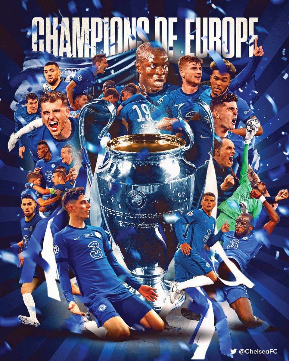 CHAMPIONS OF EUROPE!!! 🏆 #ChelseaChampions #UCLFinal