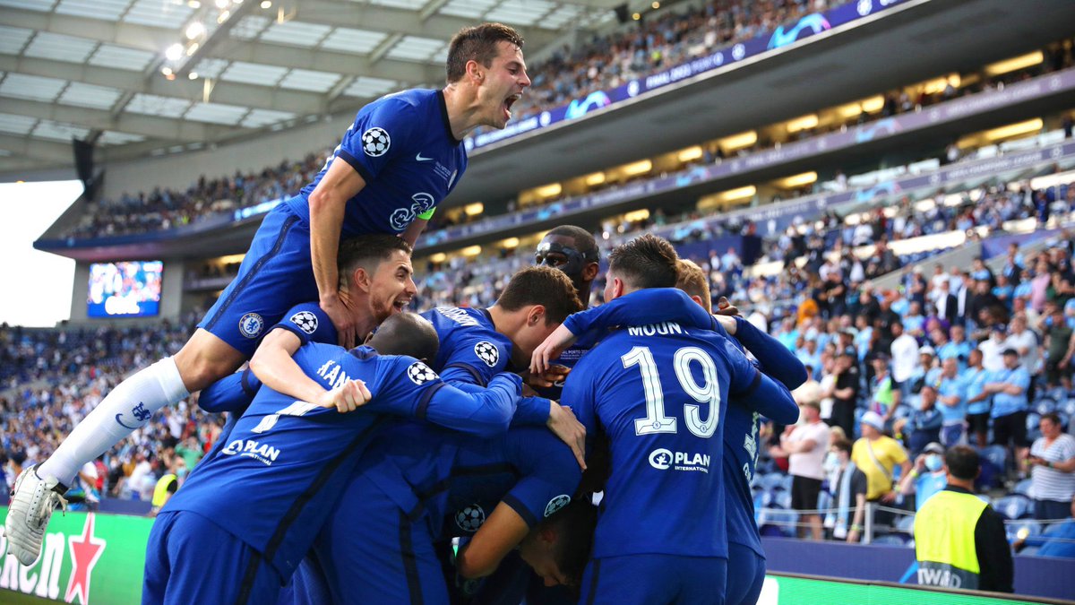 OffsideRulePod's tweet photo. CHAMPIONS of Europe 🏆 

Congratulations, @ChelseaFC. A brilliant performance in the #UCL final and 1-0 winners on the night 👏 

[📸 Fifa] https://t.co/0BprKzNlRO