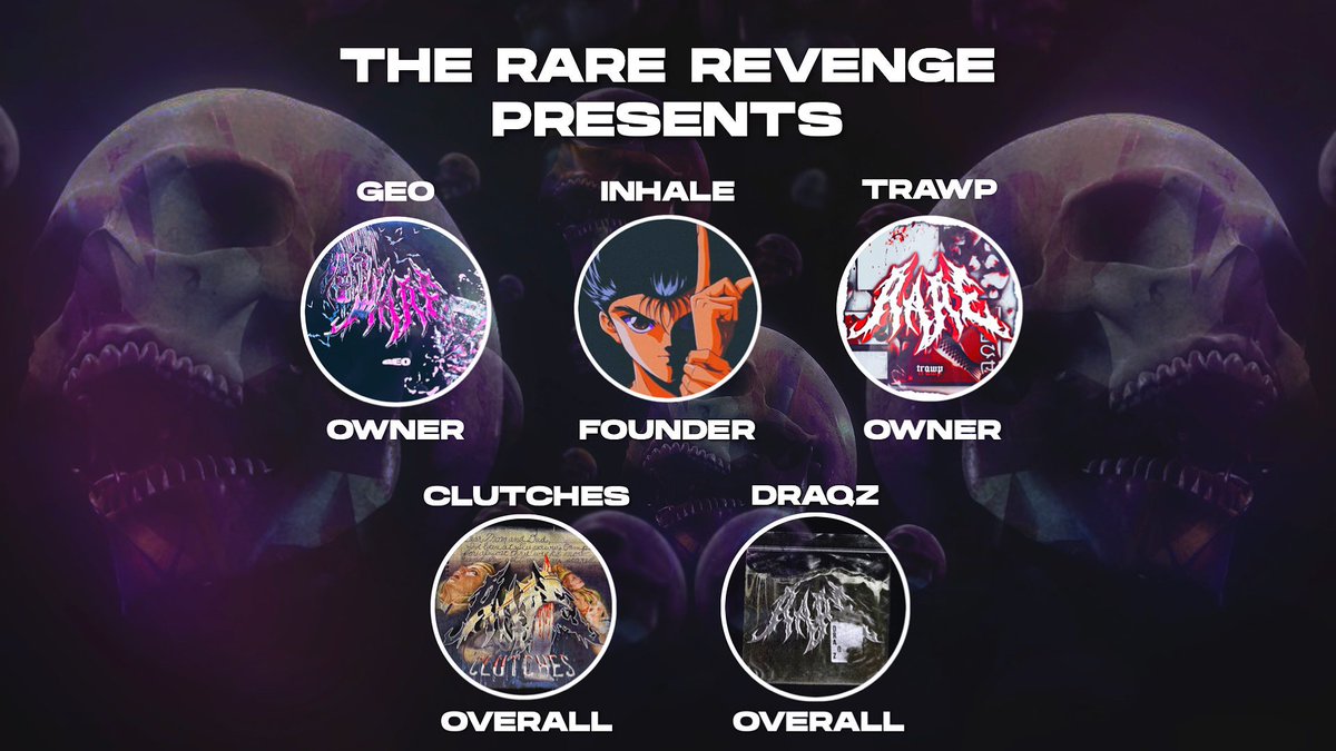 TheRareRevenge's tweet image. The Rare Revenge presents: The Leadership 2.0 🔪⚰️ 

#ReallyRare