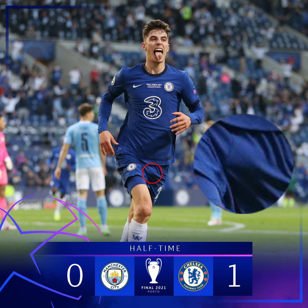 El rico #bulto de #KaiHavertz #ChampionsLeague #Chelsea