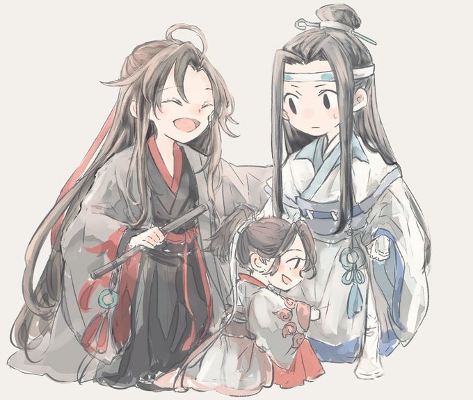 しんどいので前半の親子組
#魔道祖師しんどい 