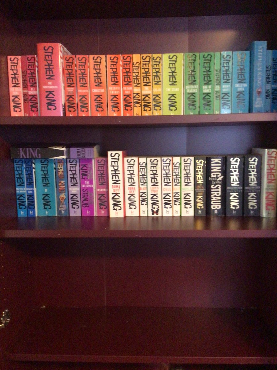 BethTabler's tweet photo. 10 more to find! Ten more to find! I’m going to have to sell a kidney or something to afford the last ten of this set. Oooof. #kingbow #stephenking @StephenKing https://t.co/7DAMWuKIKl
