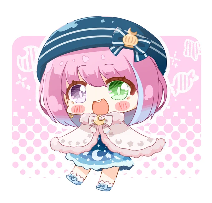新衣装かわいいのら～～～～!!!✨🍬✨
#ルーナート #ルーナ姫の新衣装 