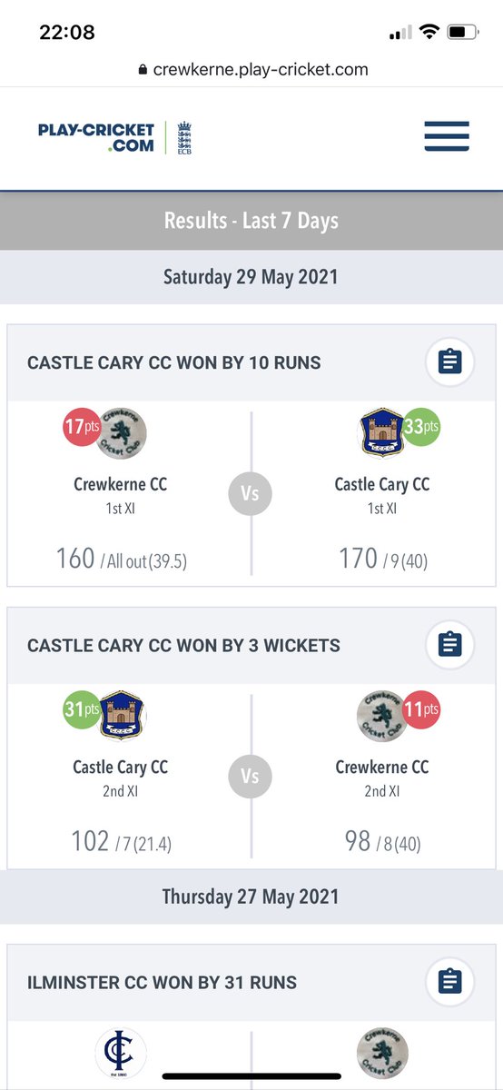 Crewkerne Cricket tweet media