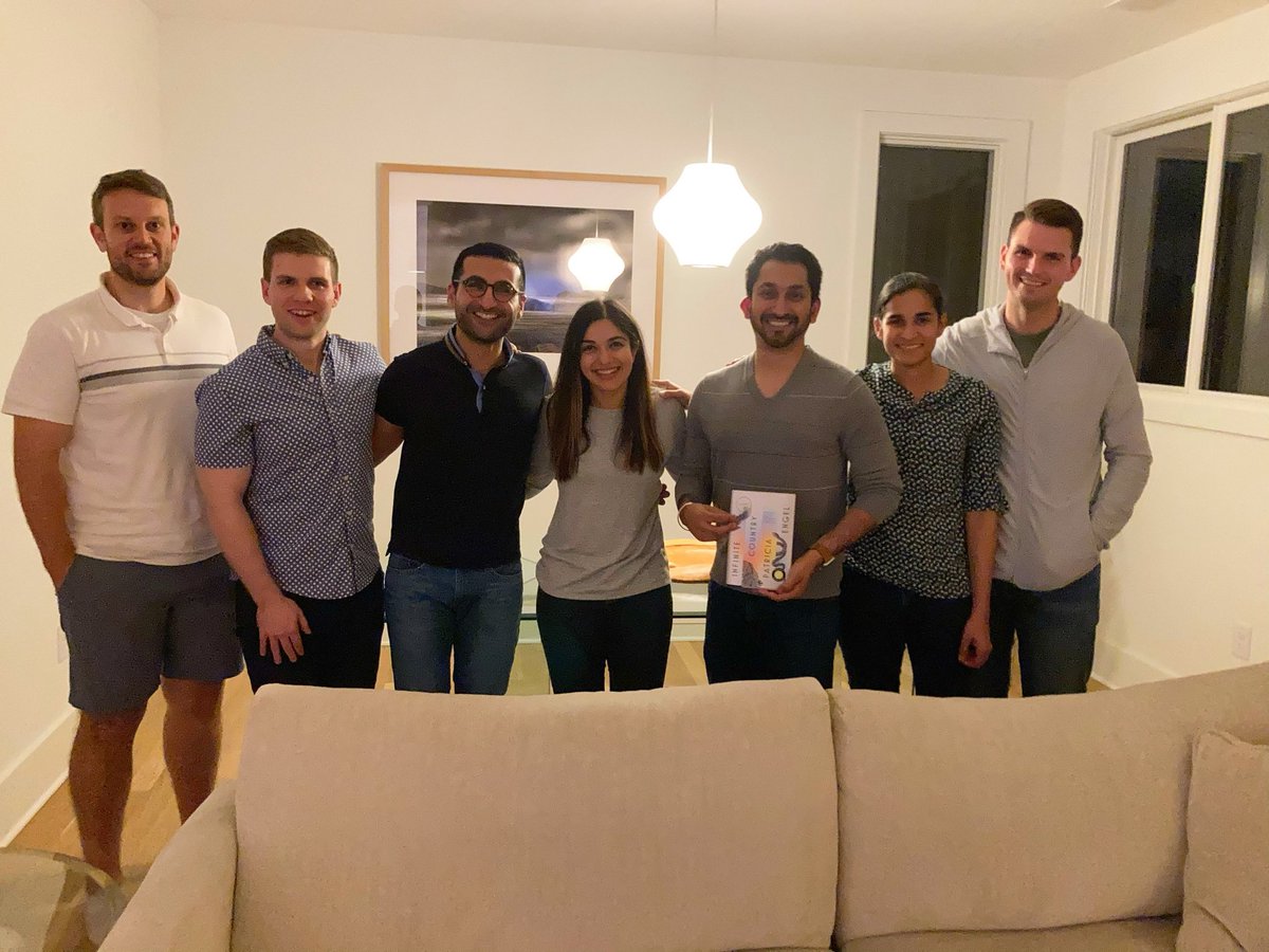 (1/2) Last night, at our fellowship book club, we discussed ‘Infinite Country’ by <a href="/patricia_engel/">Patricia Engel</a>, the captivating story of an undocumented Colombian immigrant family in 🇺🇸.

Thanks to Dr. O’Leary for hosting &amp; <a href="/amar_parikh/">Amar Parikh</a> for organizing! We will miss you and <a href="/RichaGuptaMD/">Richa Gupta</a>!