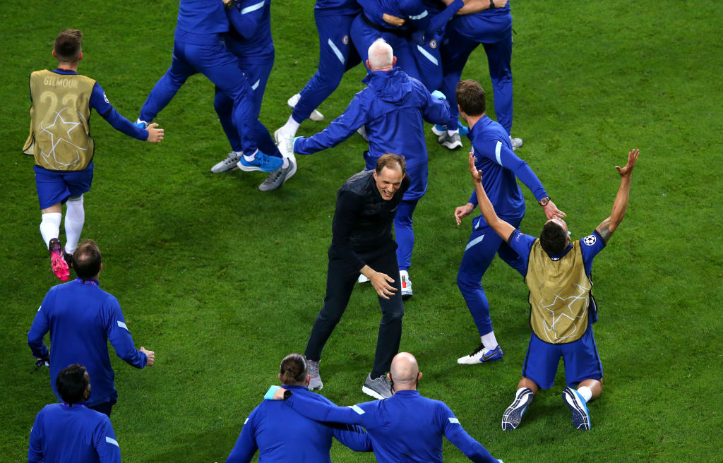 Chelsea_FL's tweet photo. Celebration chaos 💙🙌 https://t.co/4xUimtTX7g