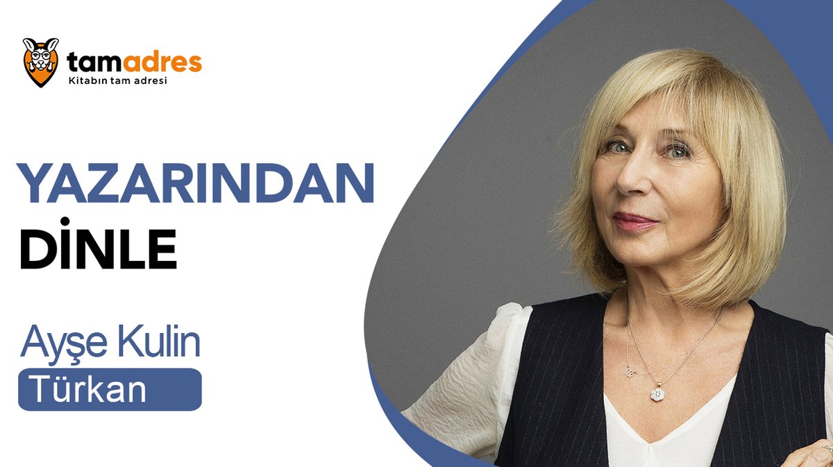 Ayşe Kulin bir biyografik roman olan ve Türkan Saylan'ın yaşam öyküsünü kaleme aldığı "Türkan - Tek ve Tek Başına" kitabından bir bölümü sizler için okudu. 

📹Şimdi #Youtube kanalımızda: youtu.be/FenLccXFqtM 

#ayşekulin #türkansaylan <a href="/EverestKitap/">Everest Yayınları</a> <a href="/benaysekulin/">Ayşe Kulin</a>