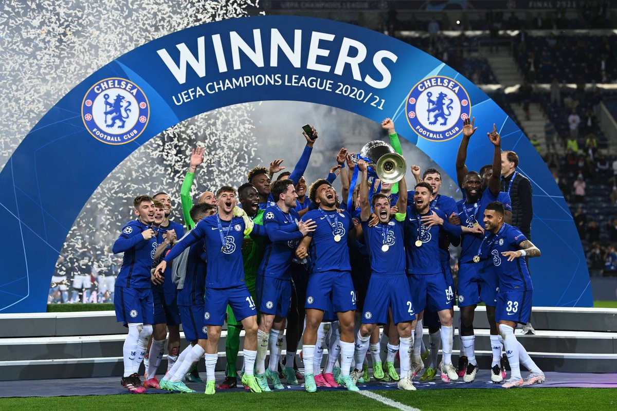 ChelseaNewsID's tweet photo. CHAMPIONS OF EUROPE.  WE KNOW WHAT WE ARE. #UCLFinal #CFC https://t.co/yo3IBoMhCT