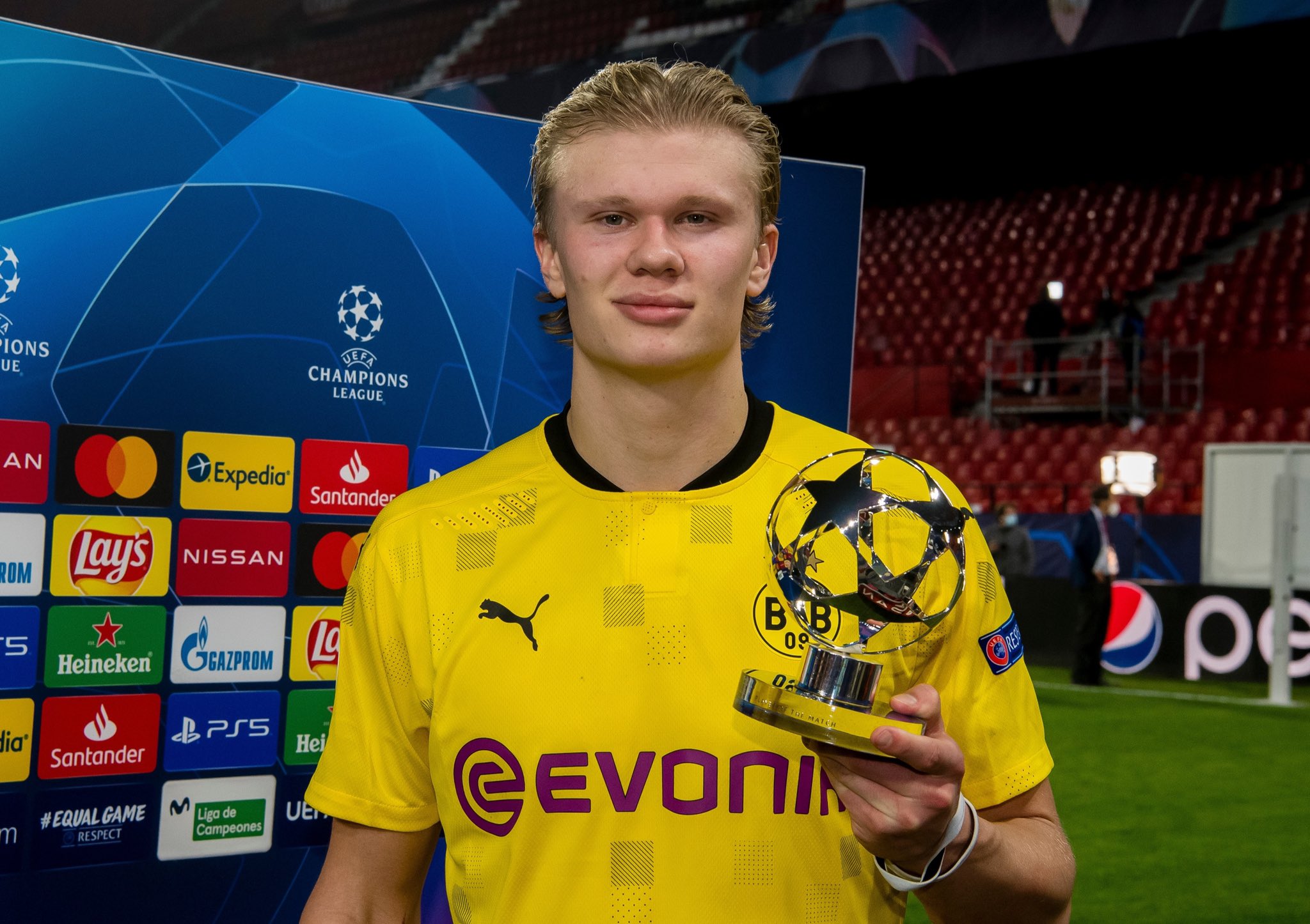 Erling Haaland wins UEFA Champions League Golden Boot - Futbol on