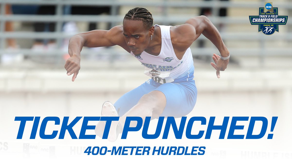 TICKET PUNCHED!

Ledgister earns a trip to the 2021 NCAA Outdoor Track &amp; Field Championships with a runner-up finish in the 400-meter hurdles at the West Prelims!

📰: bit.ly/2SEUtnw